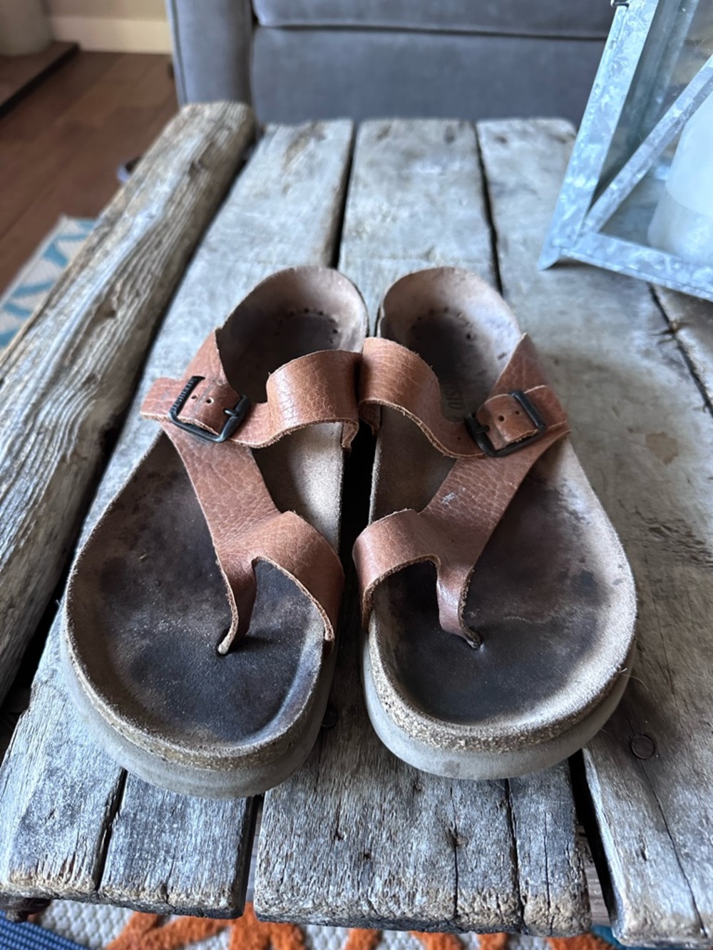 Mephisto Brown Leather  Sandals. Size 39. Guc